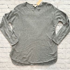 Soft gray Michael Kors sweater (slight high-low hem) - women’s small